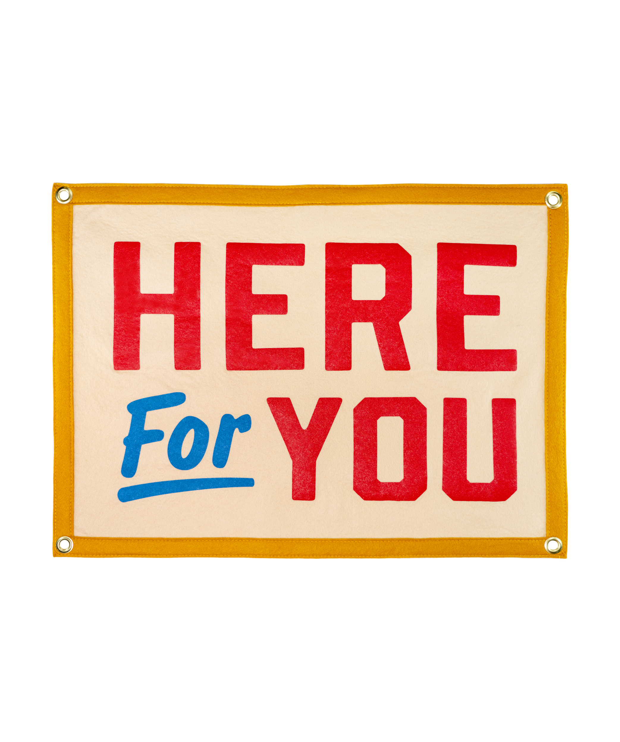 Here For You Camp Flag