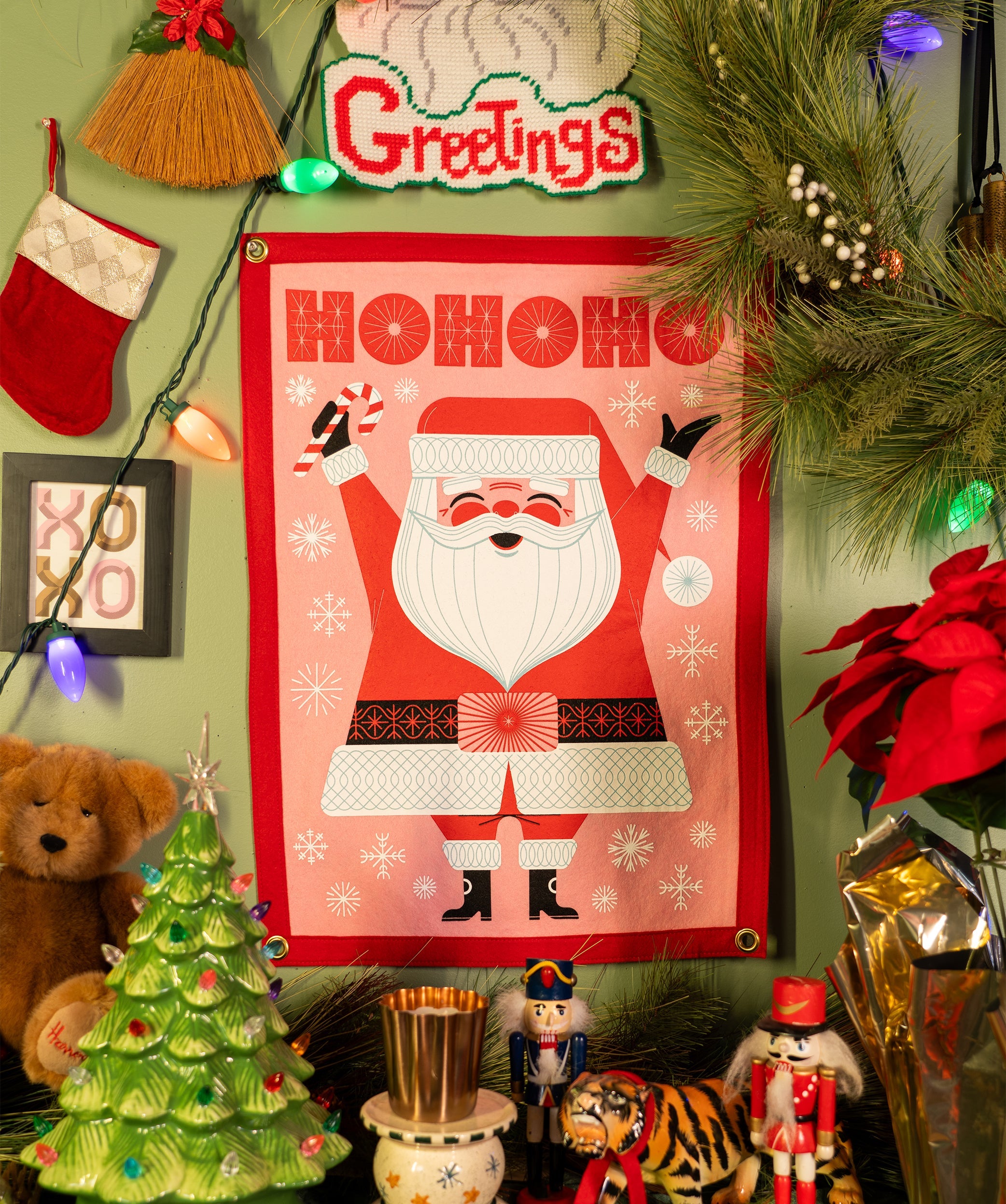 Ho Ho Ho Camp Flag • Invisible Creature x Oxford Pennant