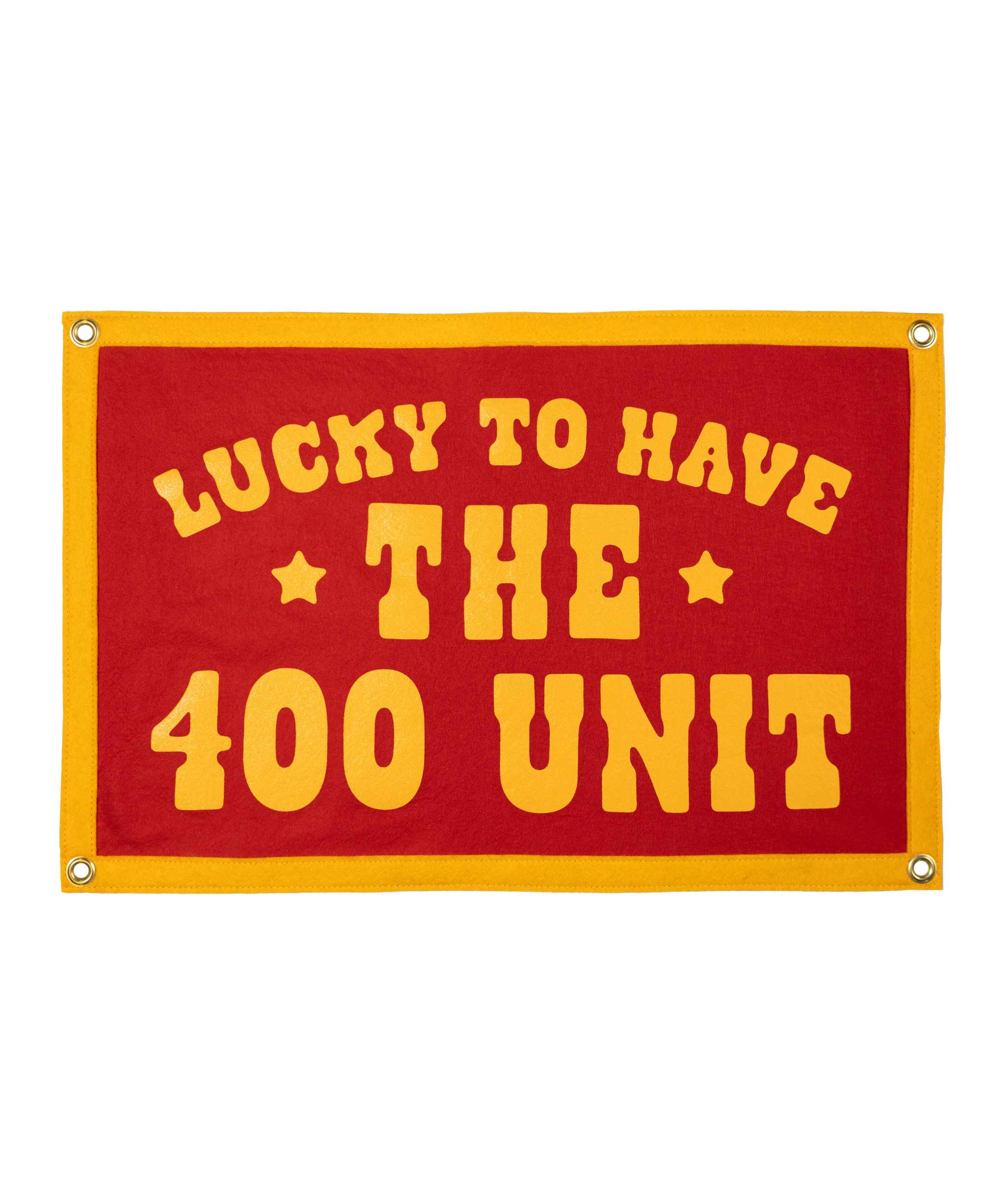 Lucky To Have The 400 Unit Camp Flag • Jason Isbell x Oxford Pennant