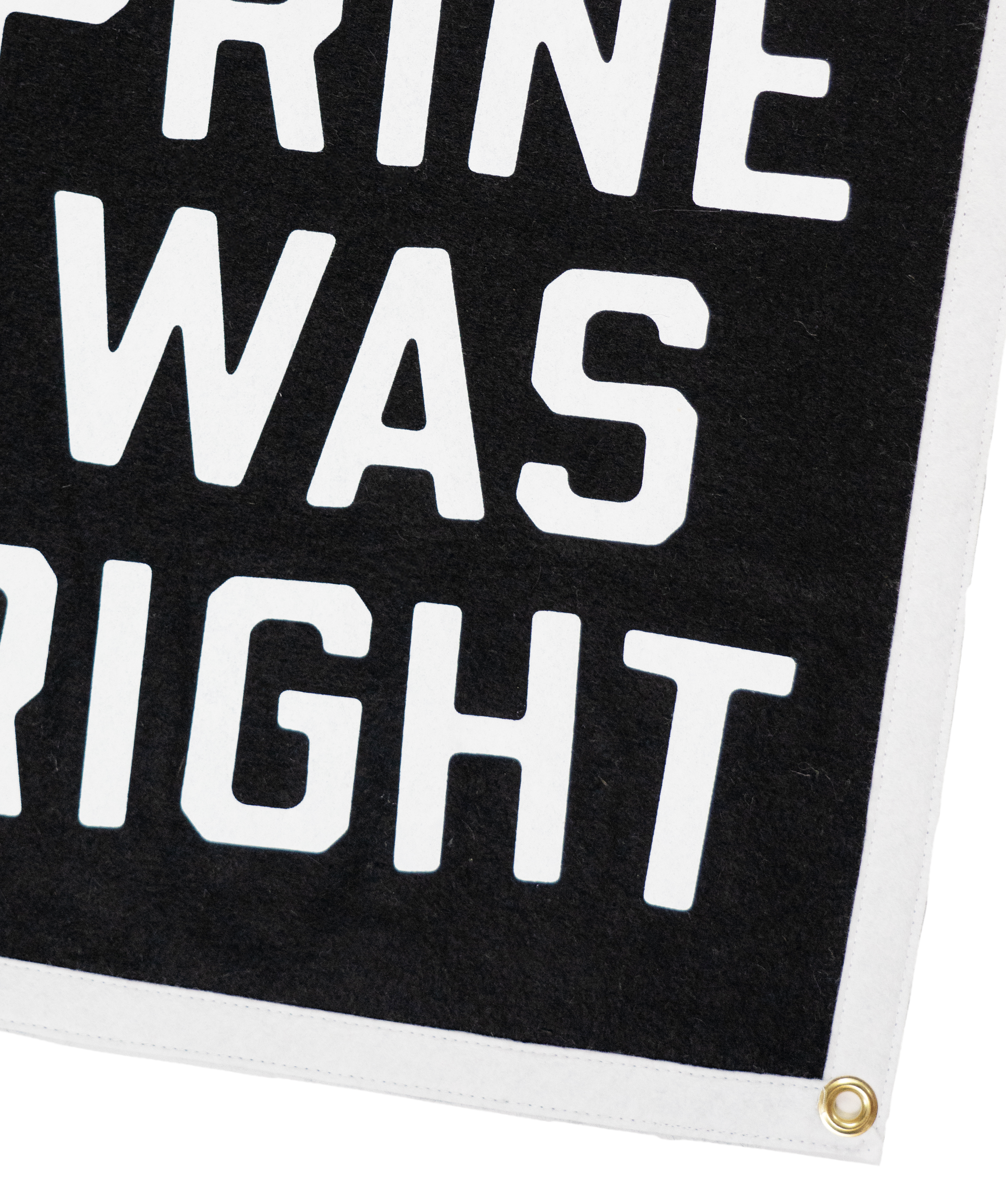 John Prine Was Right Camp Flag • John Prine x Oxford Pennant