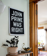 John Prine Was Right Camp Flag • John Prine x Oxford Pennant