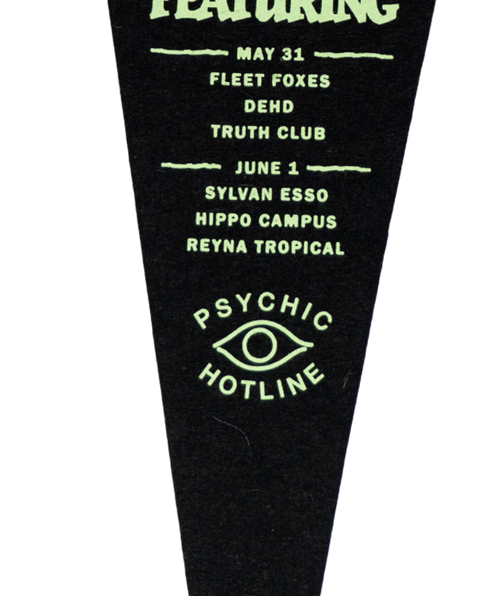 Good Moon 2024 Durham Bulls Ballpark Pennant • Sylvan Esso x Oxford Pennant