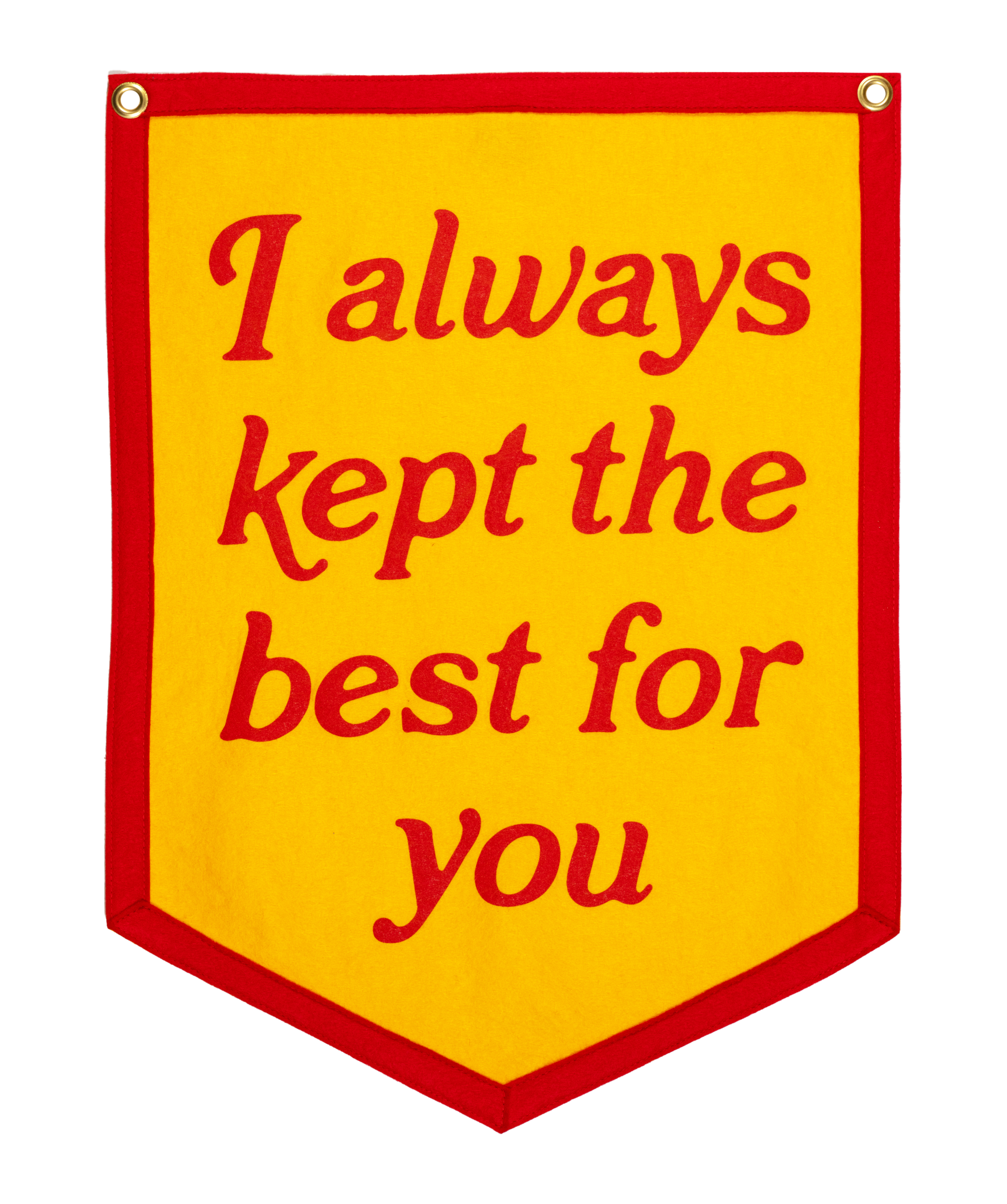I Always Kept The Best For You Camp Flag • Turnpike Troubadours x Oxford Pennant