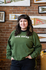 This Sucks Stitched Sweater