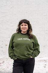 This Sucks Stitched Sweater