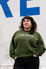 This Sucks Stitched Sweater