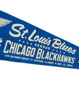 NHL Winter Classic® St Louis Blues Versus Chicago Blackhawks Pennant • NHL x Oxford Pennant