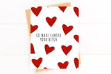 Make Cancer Your Bitch Funny Get Well Card