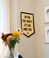 After The Party It's Me and You Camp Flag • The Menzingers x Oxford Pennant