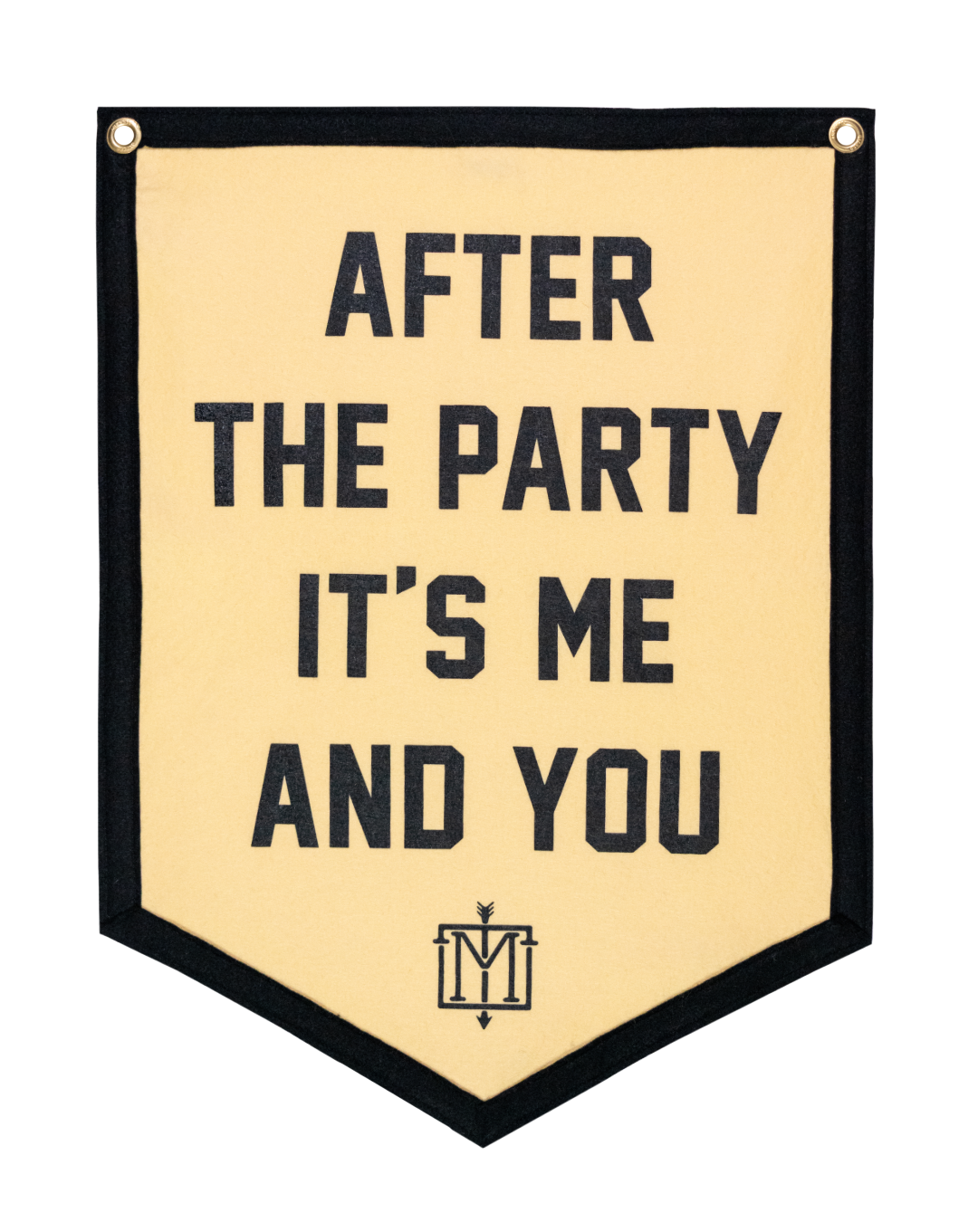 After The Party It's Me and You Camp Flag • The Menzingers x Oxford Pennant