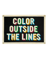 Color Outside The Lines Camp Flag