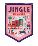 Jingle All The Way Camp Flag • Invisible Creature x Oxford Pennant