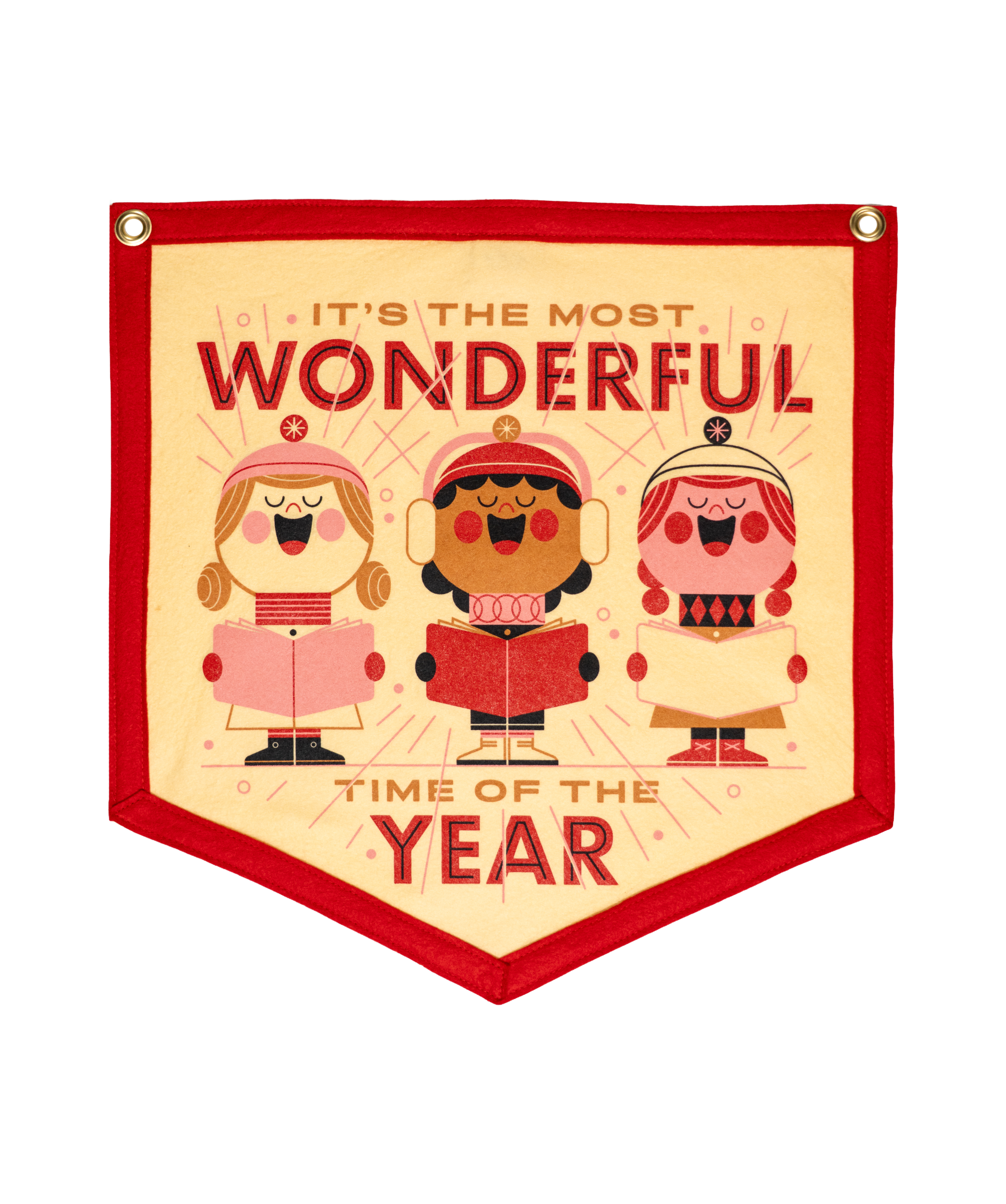 It's The Most Wonderful Time Of The Year Camp Flag • Invisible Creature x Oxford Pennant