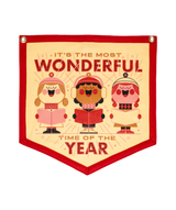 It's The Most Wonderful Time Of The Year Camp Flag • Invisible Creature x Oxford Pennant