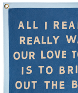 Joni MItchell All I Want Camp Flag