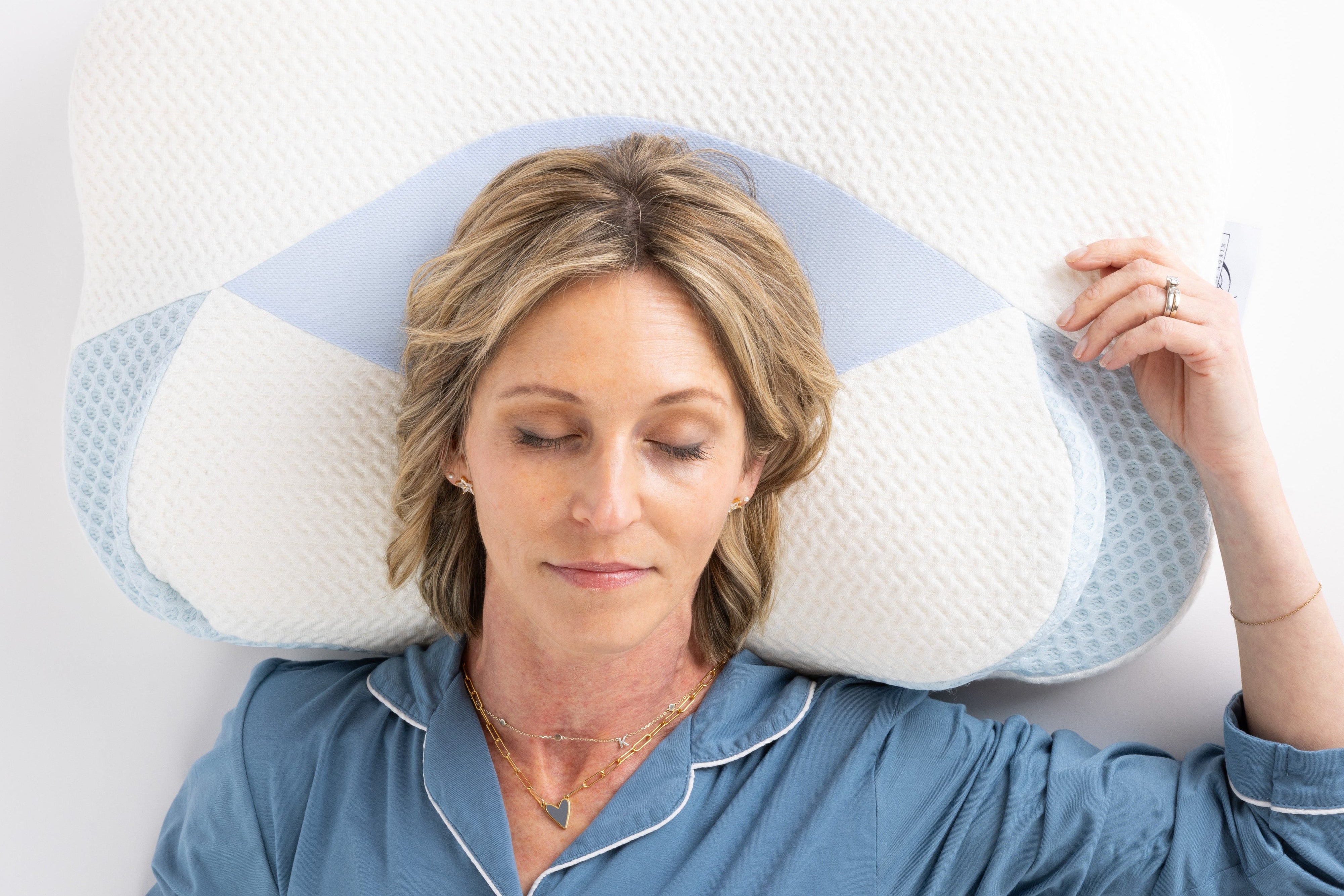 Cervical Head Pillow with Bamboo Cover