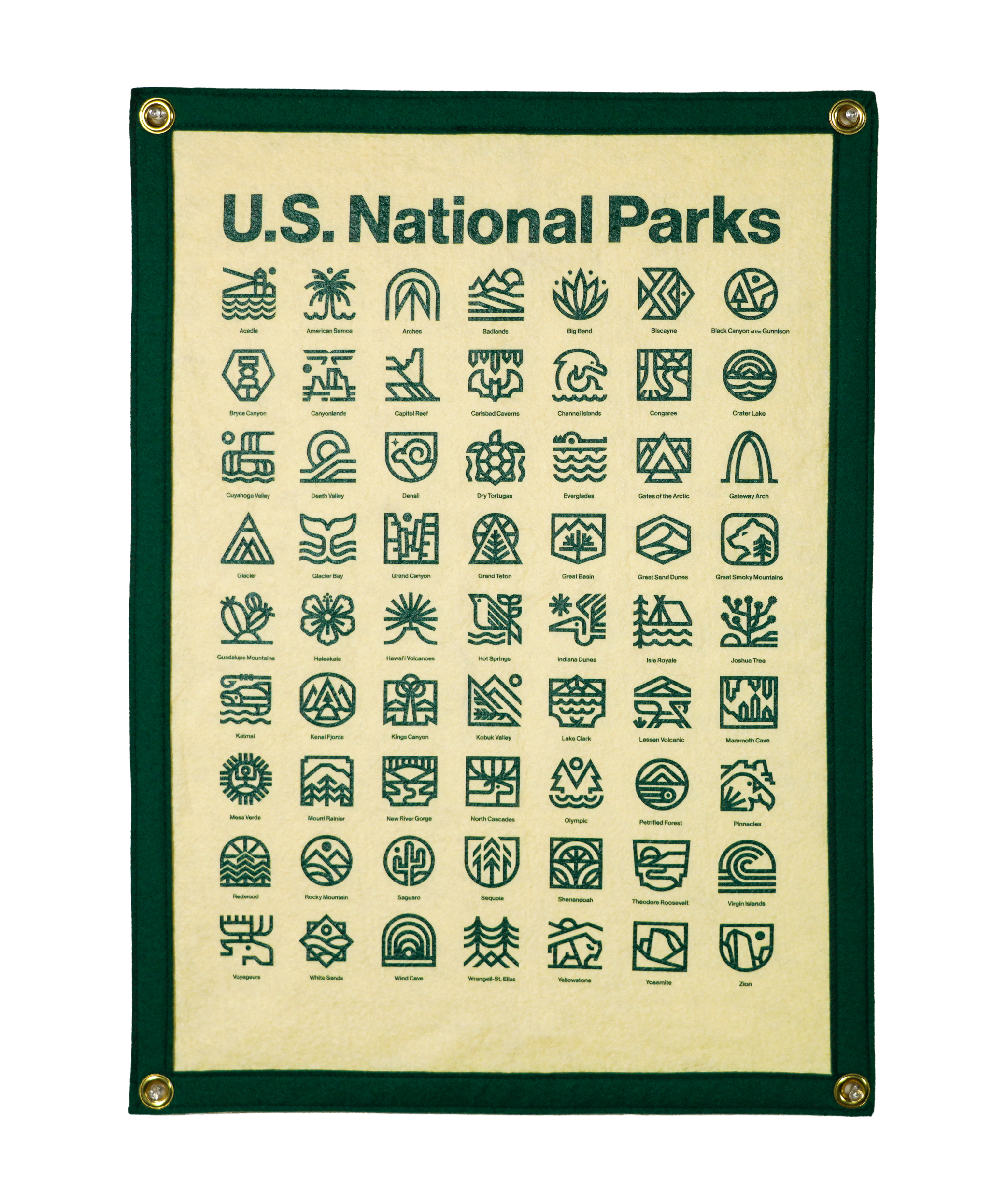 National Parks Camp Flag • Steve Wolf x Oxford Pennant