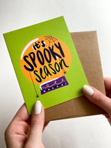 It's Spooky Season Crystal Ball Halloween Card for Friend