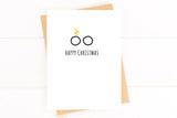 Harry Potter Inspired Christmas Card, Magical Happy Christmas, HP Lover Card
