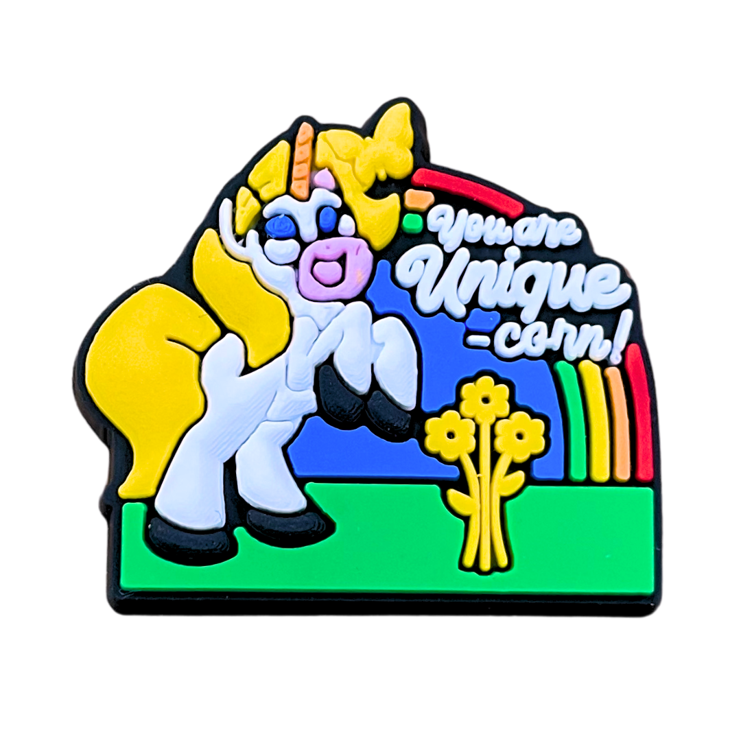 You are Unique-corn Unicorn Shoe Charm