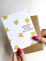 Unfortunately For Cancer You're a Rockstar Get Well Card