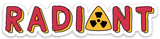 Radiant Cancer Treatment Radiation Vinyl Sticker