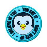 Positive Penguin Shoe Charm