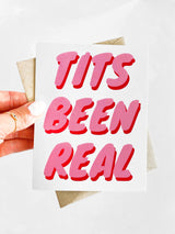 Tits Been Real Funny Mastectomy Breast Cancer Support Get Well Card