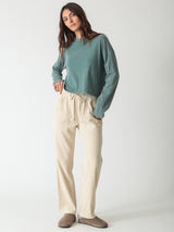 Lane Tee - Vintage Emerald