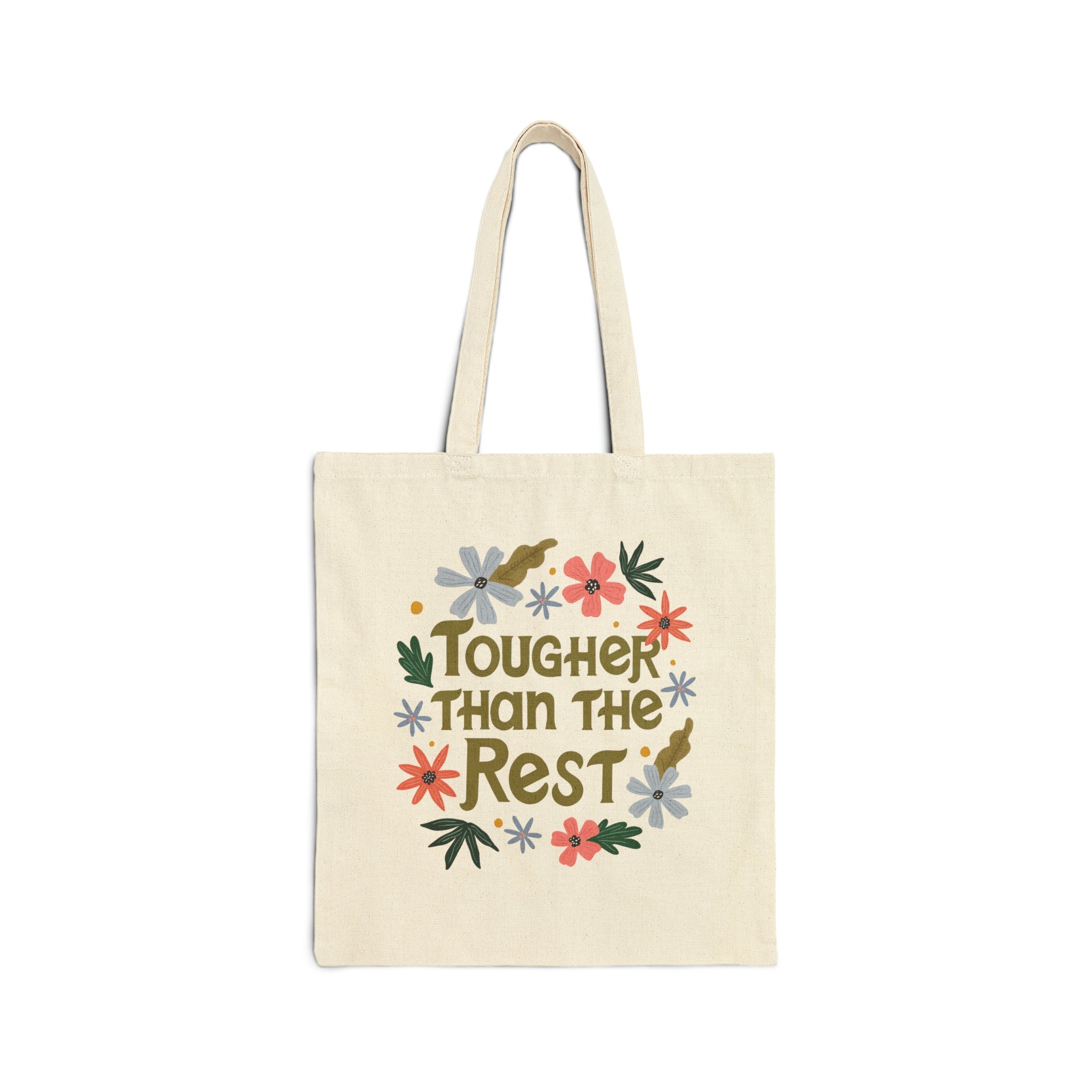 Tougher than the Rest Cotton Canvas Tote Bag