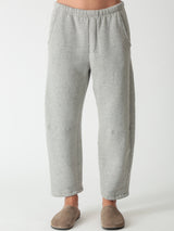 Barrel Sweatpant - Heather Grey