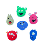 FULL SET of 6 Monster Mash Shoe Charms