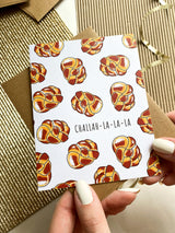 Challah Hanukkah Card, Funny Hanukkah Card, Unique Card for Hanukkah