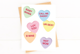 Hot Mom Funny Valentines Day Card for Parents Valentine for Girlfriend Card f