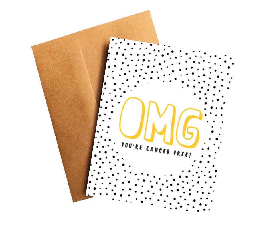 OMG You're Cancer Free Survivor Card
