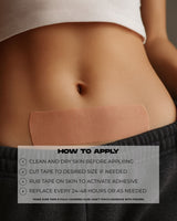 SCAR TAPE - 4PCS 6.5″ x 2″