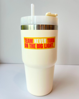 Funny Vinyl Sticker Team Never Turn On the Big Light Sticker