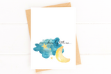 Dream Big Little One New Baby Card Baby Birthday Card