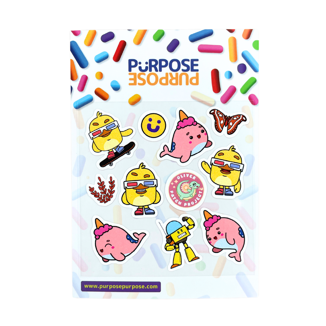 Darla and Cheddar Sticker Sheet