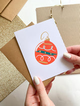 Christmas Ornament Simple Christmas Card
