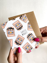 Cute Pregnancy Reveal Card – Guess What Bun in the Oven Design