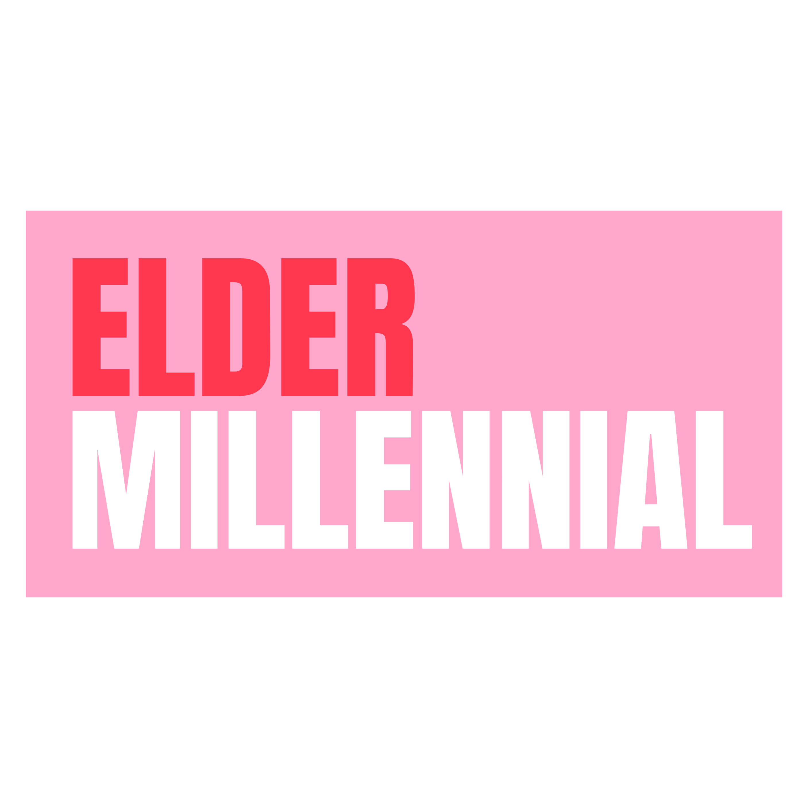 Cute Vinyl Sticker Elder Millennial Pink Sticker