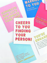 Congrats! Now Let's Go Celebrate Your Love Engagement Card