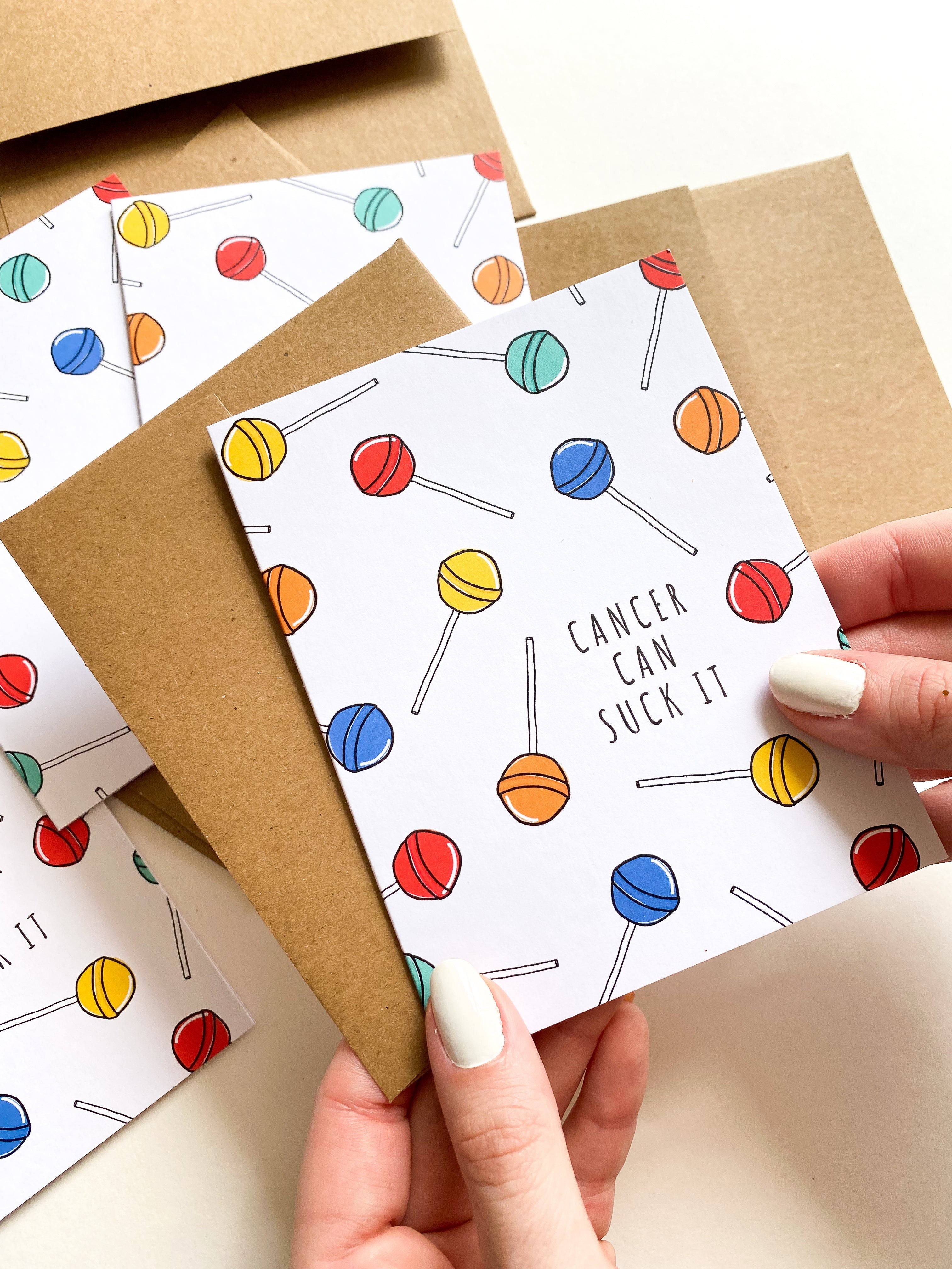 Cancer Can Suck It Funny Get Well Card