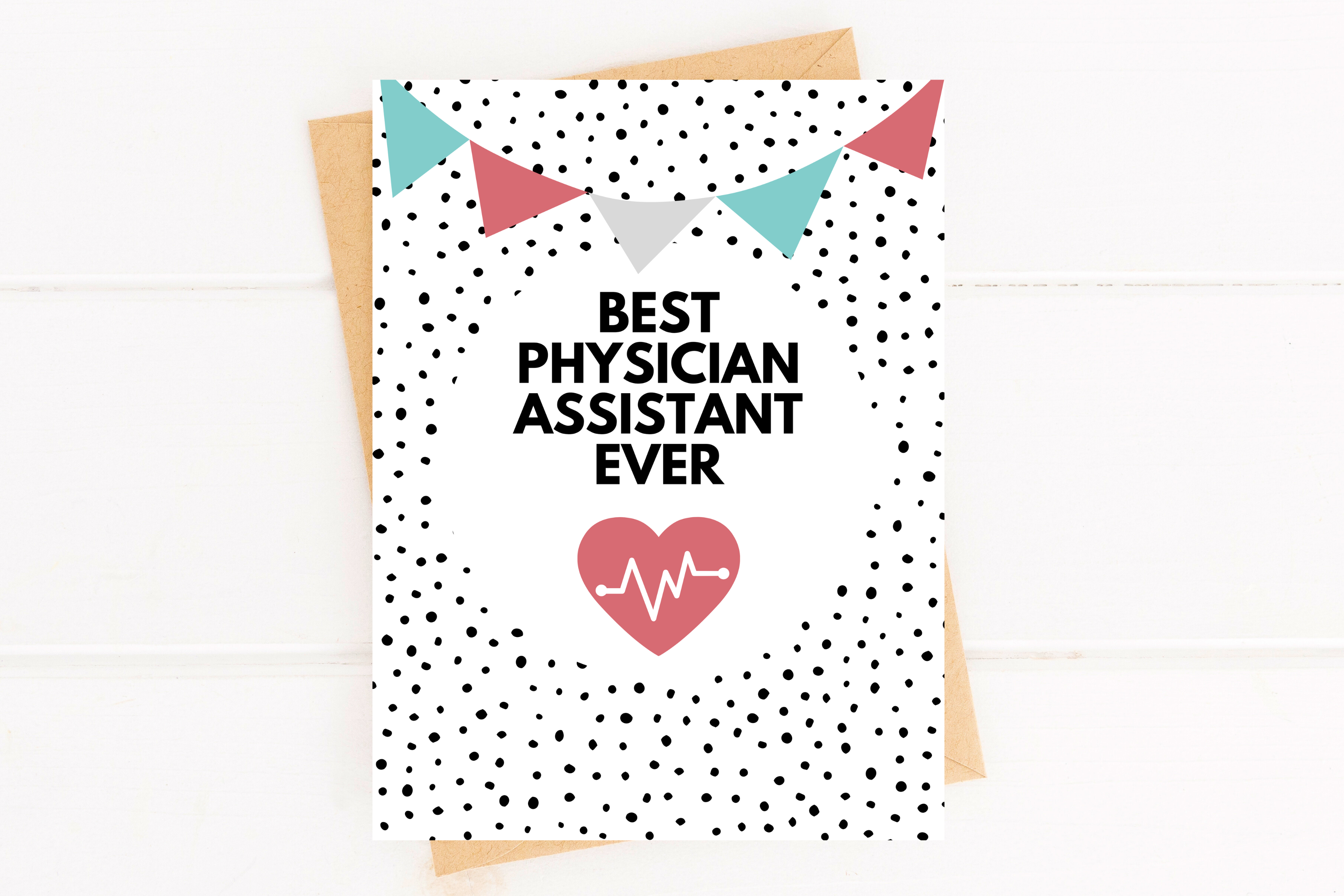 Physician Assistant Card - Thank You Greeting Card