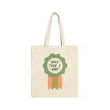 Only One Nap Award Ribbon Cotton Canvas Tote Bag