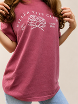 Unshaken Vintage Tee- Faded Rose