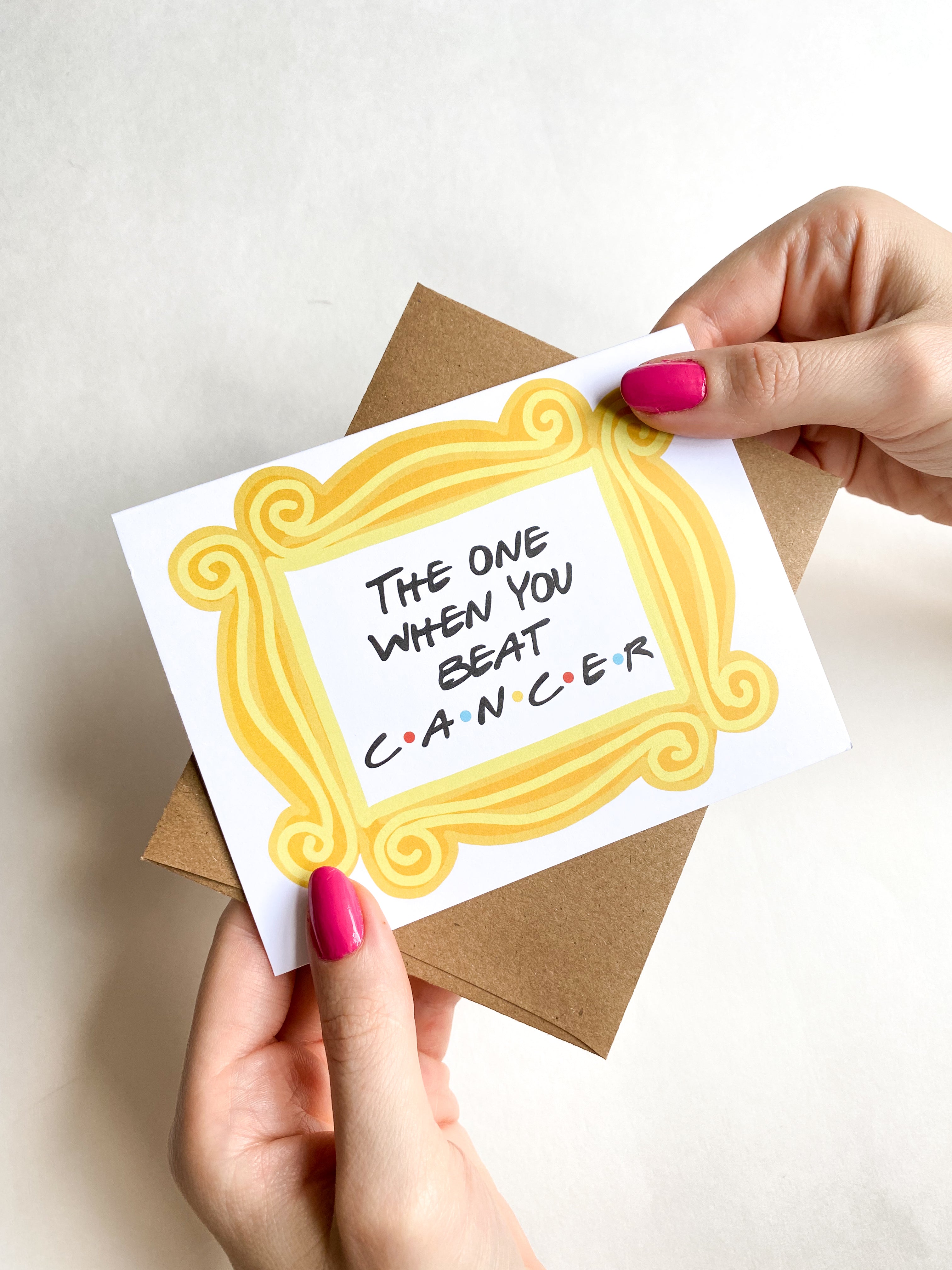The One When You Beat Cancer Friends Themed Get Well Card