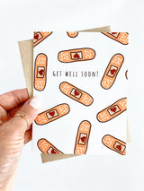 Bandaid Get Well Soon Card