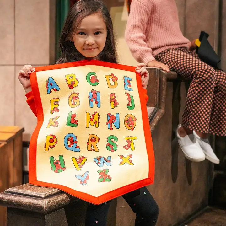 Elmo Alphabet Camp Flag • Sesame Street x Oxford Pennant